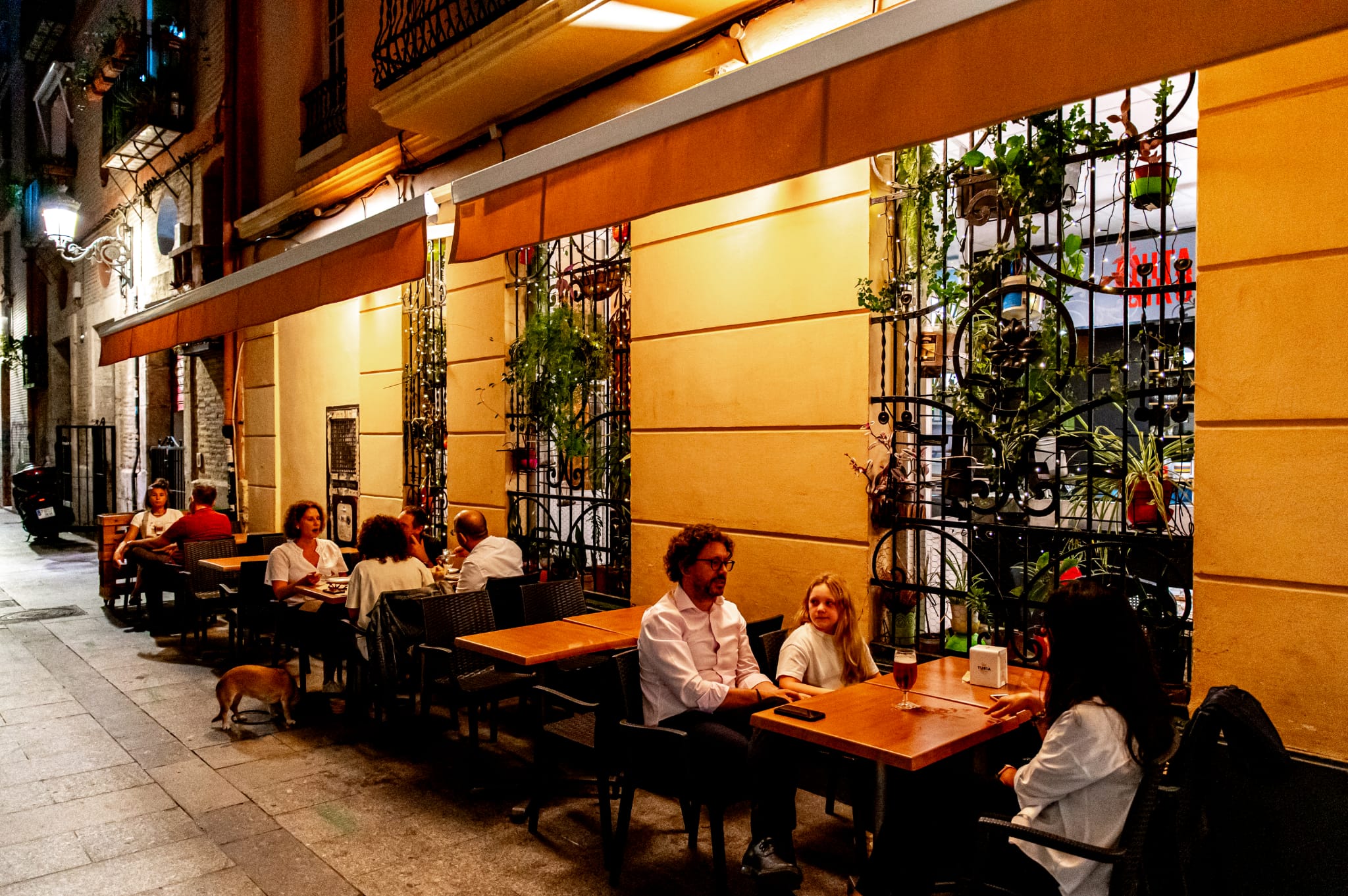 Terraza del restaurante Anita Giro